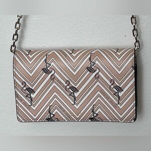 Rare / Vintage Henri Bendel Flamingo print crossbody - Brand New